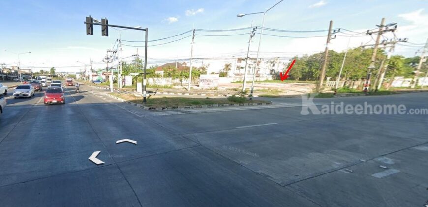 ขายที่ดินทำเลทอง 897 ตร.ว. ใจกลางหาดใหญ่ ติดสี่แยกควนลัง