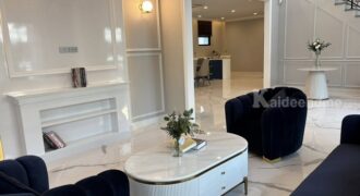 รหัสC6858 ให้เช่าบ้านเดี่ยวหรู 2ชั้นโครงการเศรษฐสิริ บางนา-สุวรรณภูมิ บ้านตกแต่งสวย พร้อม EV Charger