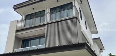 รหัสC6861 ให้เช่า ขาย บ้านเดี่ยว 3ชั้น โครงการAQ ARBOR เฉลิมพระเกียติ ร.9 ซอย48 บ้านสภาพสวยพร้อมอยู่