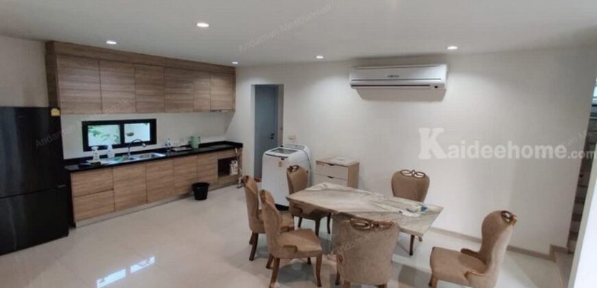 รหัสC6861 ให้เช่า ขาย บ้านเดี่ยว 3ชั้น โครงการAQ ARBOR เฉลิมพระเกียติ ร.9 ซอย48 บ้านสภาพสวยพร้อมอยู่