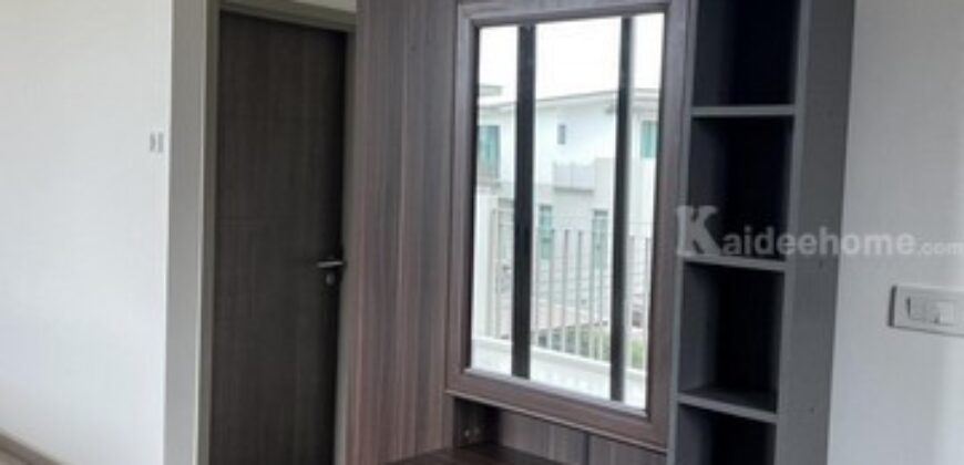 รหัสC6861 ให้เช่า ขาย บ้านเดี่ยว 3ชั้น โครงการAQ ARBOR เฉลิมพระเกียติ ร.9 ซอย48 บ้านสภาพสวยพร้อมอยู่