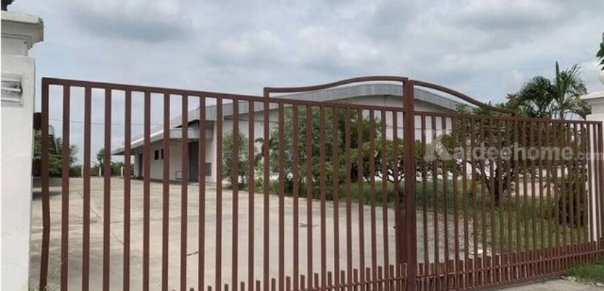 รหัสC6863 ให้เช่าโกดังในเนื้อที่ 9ไร่ 1งาน ขนาด 2,700 ตารางเมตร มี 2 หลังในเนื้อที่เดียวกัน ย่านลำไทร วังน้อย อยุธยา