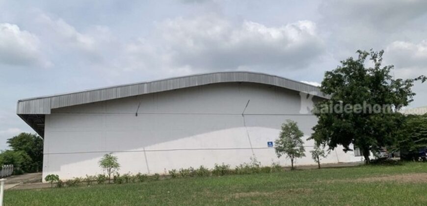 รหัสC6863 ให้เช่าโกดังในเนื้อที่ 9ไร่ 1งาน ขนาด 2,700 ตารางเมตร มี 2 หลังในเนื้อที่เดียวกัน ย่านลำไทร วังน้อย อยุธยา