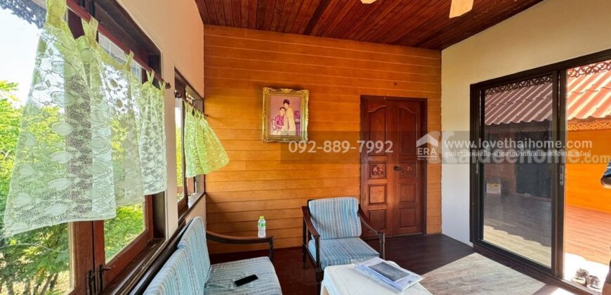 ขายที่ดินพร้อมบ้านทรงไทย ถนนบ้านแพ้ว สมุทรสาคร พื้นที่ 360.6 ตรว. ใกล้บิ๊กซ้ง บ้านแพ้ว