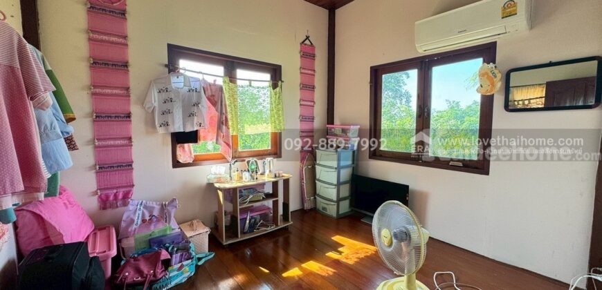 ขายที่ดินพร้อมบ้านทรงไทย ถนนบ้านแพ้ว สมุทรสาคร พื้นที่ 360.6 ตรว. ใกล้บิ๊กซ้ง บ้านแพ้ว