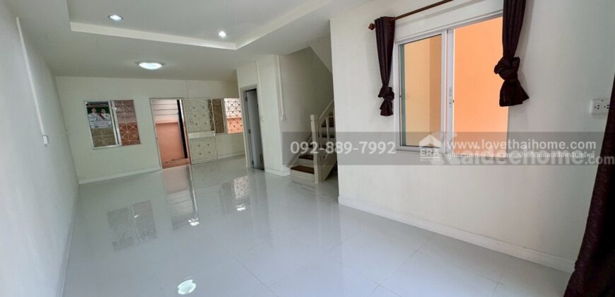 ขายทาวน์เฮ้าส์ 2 ชั้น หมู่บ้านพิศาล โครงการ19 ถนนเทียนทะเล ซอย7 แยก6-5 พื้นที่ 20 ตรว. ราคาถูก อยู่ถนนเมนหน้าโครงการ บ้านสภาพสวย พร้อมอยู่