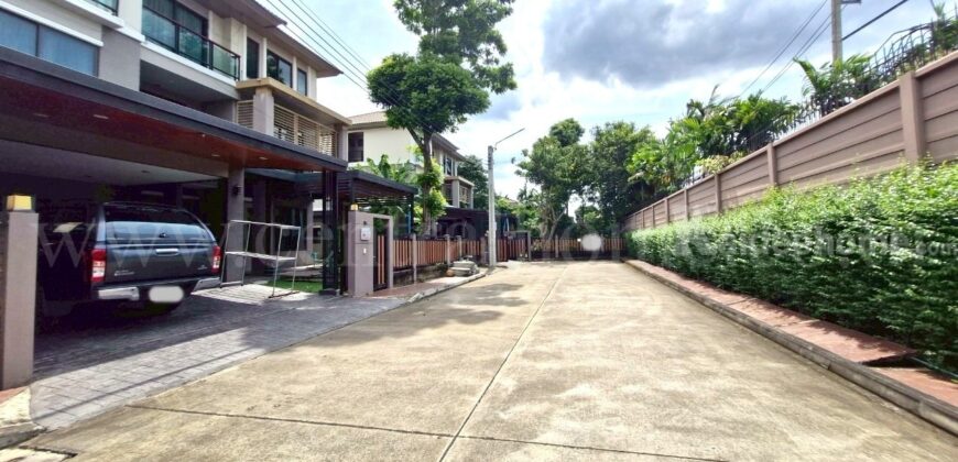 บ้านเดี่ยว 3 ชั้น ภัสสร สรงประภา – ดอนเมือง หลังริม