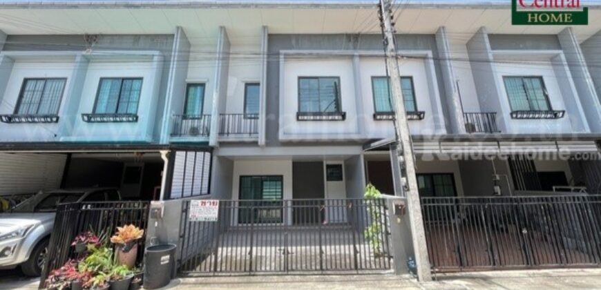 ทาวน์เฮ้าส์ บริทาเนีย วงแหวน – จตุโชติ ราคาถูก ซื้อมาไม่เคยอยู่