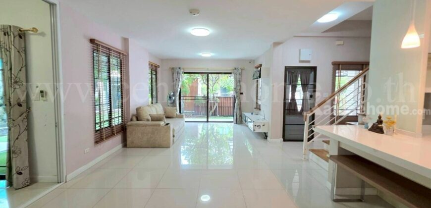 บ้านเดี่ยว มัณฑนา เลค วัชรพล – รามอินทรา หลังมุม