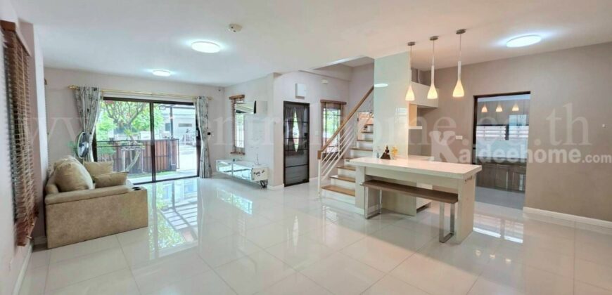 บ้านเดี่ยว มัณฑนา เลค วัชรพล – รามอินทรา หลังมุม