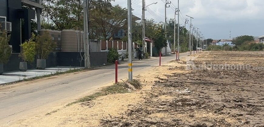 ที่ดินถมแล้ว บางบ่อ สมุทรปราการ 90 ตร.ว. เข้า-ออกสะดวก เจ้าของขายเอง