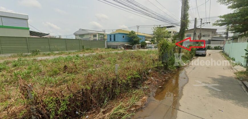 ขายที่ดินเปล่าสีม่วง สุขสวัสดิ์ 78 พระประแดง ใกล้วงแหวนและทางด่วน