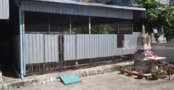 ให้เช่าที่ดินทรงสี่เหลี่ยมผืนผ้าเนื้อที่ประมาณ53ตร.วา ทำเลทอง ใกล้โรงงานไทยวาโก้ มีโครงสังกะสีเป็นโรงเรือนพร้อมประตูสังกะสี พื้นโบกปูนเรียบ