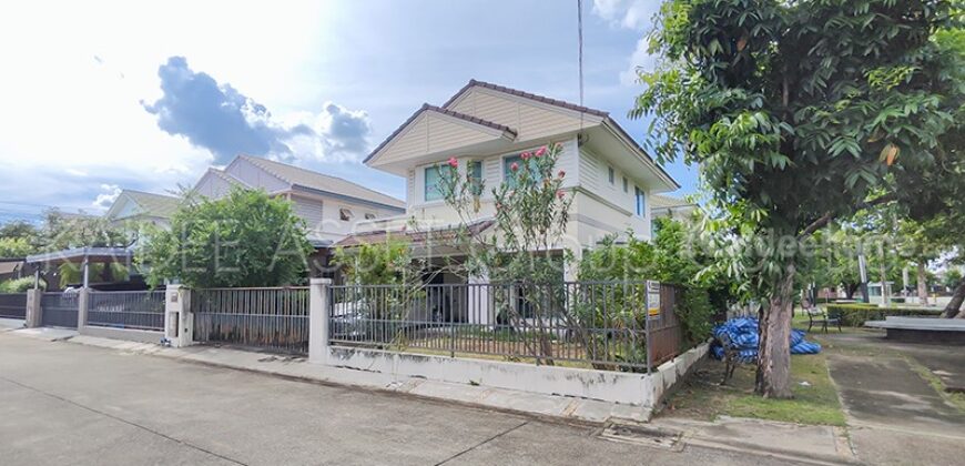 บ้านเดี่ยว พฤกษ์ลดา 2 รังสิต-คลอง 4 หลังมุม ติดสวน ขายถูก