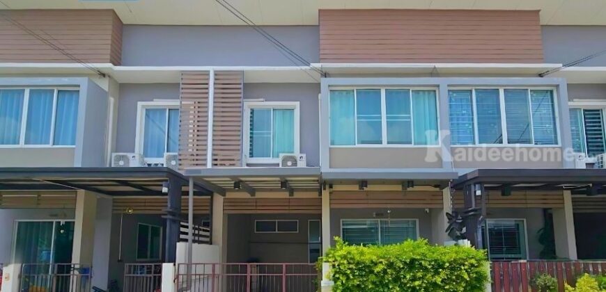 ขาย!! ทาวน์โฮม บีทีเอ็น เรสซิเดนซ์ (หลังบ้านไม่ติดหลังอื่น ขนาด 20 ตร.ว.) ซอยจันทร์ทองเอี่ยม บางบัวทอง นนทบุรี ใกล้เซ็นทรัลเวสต์เกต : BTN Residence