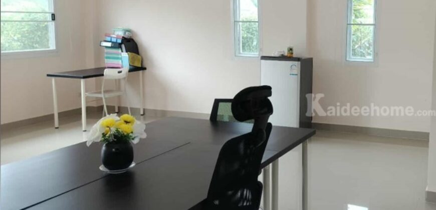 ให้เช่าสำนักงาน/โกดัง ถ.1037 ต.ท่ากระชับ อ.นครชัยศรี นครปฐม 100 ตรม. แอร์ 2 มีเฟอร์/เครื่องใช้สำนักงาน ใกล้ร้านอาหารนาเนีย, วัดไทร