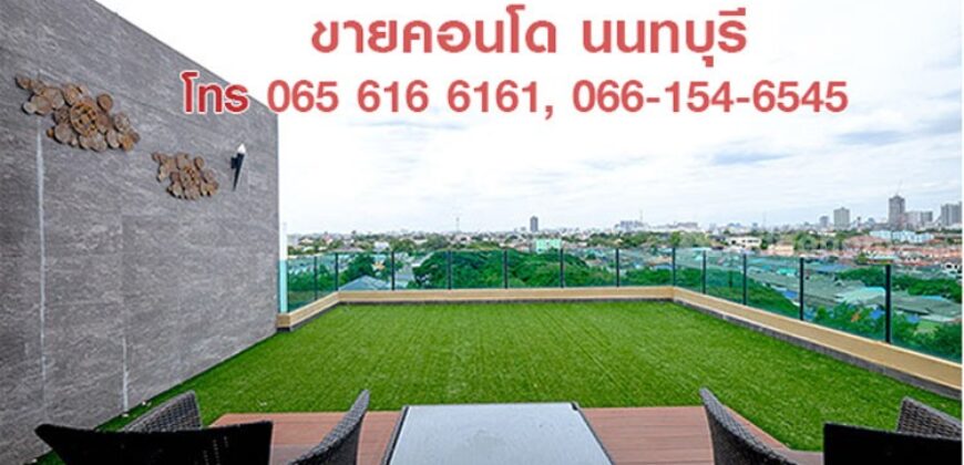 ขายคอนโด Penthouse Condo 115 ตรม 2 ห้องนอน สนามบินน้ำ นนทบุรี ใกล้ MRT