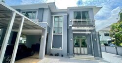 รหัสC6885 ให้เช่าบ้านเดี่ยว 2ชั้น หมู่บ้านมาสเตอร์พีช พระราม9 วิวทะเลสาป บ้านตกแต่งพร้อมอยู่