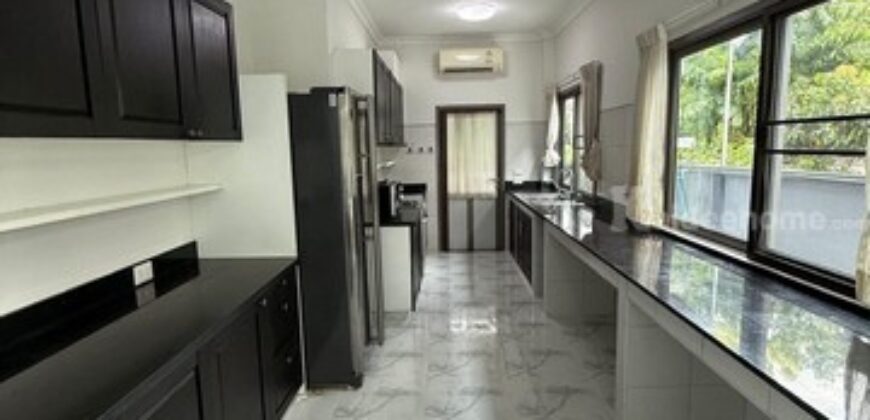 รหัสC6885 ให้เช่าบ้านเดี่ยว 2ชั้น หมู่บ้านมาสเตอร์พีช พระราม9 วิวทะเลสาป บ้านตกแต่งพร้อมอยู่