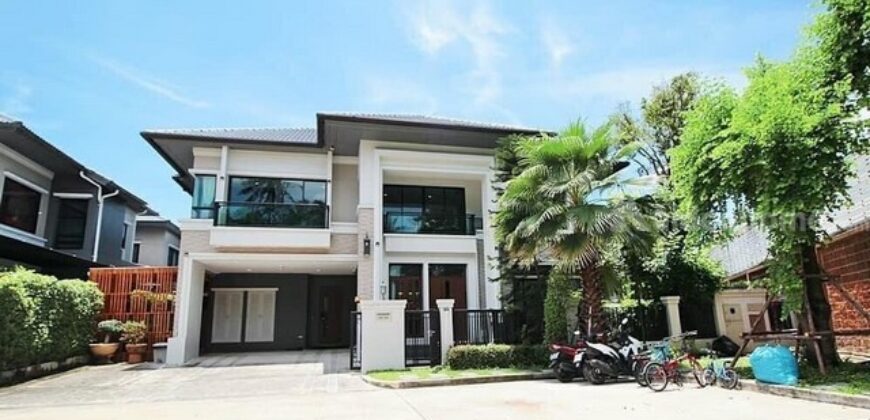 รหัสC6886 ให้เช่าบ้านเดี่ยว 2ชั้น โครงการแกรนด์บางกอก บูเลอวาร์ด สาทร ถนนกัลปพฤกษ์ บ้านตกแต่งสวยพร้อมอยู่