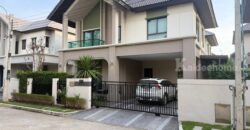 รหัสC6887 ให้เช่าบ้านเดี่ยวบางกอกบลูเลอร์วาด ศรี​นครินทร์​-บางนา ถนนหนามแดง บ้านตกแต่งพร้อมอยู่