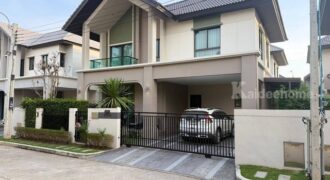 รหัสC6887 ให้เช่าบ้านเดี่ยวบางกอกบลูเลอร์วาด ศรี​นครินทร์​-บางนา ถนนหนามแดง บ้านตกแต่งพร้อมอยู่