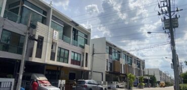 รหัสC6888 ให้เช่าทาวน์โฮม 3ชั้น โครงการโคราซอน ประชาชื่น บางตลาด ปากเกร็ด นนทบุรี เหมาะทำโฮมออฟฟิศ