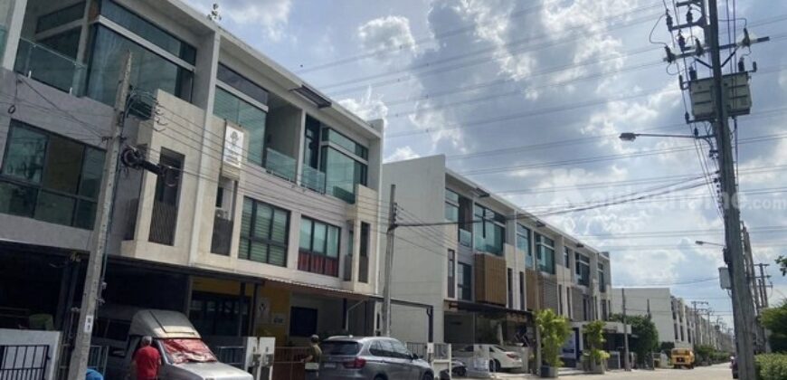 รหัสC6888 ให้เช่าทาวน์โฮม 3ชั้น โครงการโคราซอน ประชาชื่น บางตลาด ปากเกร็ด นนทบุรี เหมาะทำโฮมออฟฟิศ