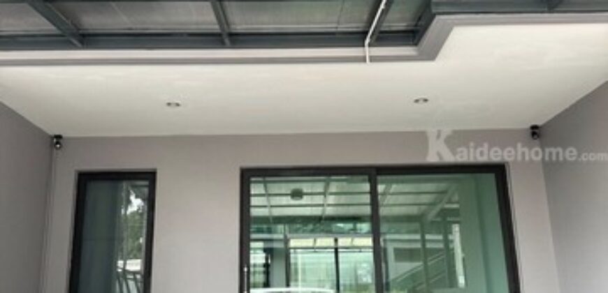 รหัสC6888 ให้เช่าทาวน์โฮม 3ชั้น โครงการโคราซอน ประชาชื่น บางตลาด ปากเกร็ด นนทบุรี เหมาะทำโฮมออฟฟิศ