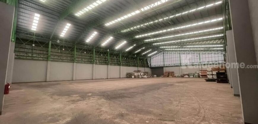 รหัสC6903 ให้เช่าโกดัง พื้นที่ 2,400 ตารางเมตร ถนนพระราม2 บางน้ำจืด สมุทรสาคร