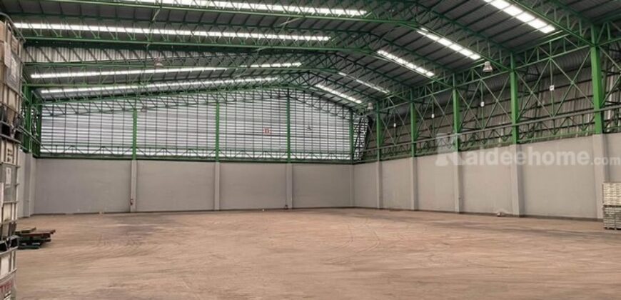 รหัสC6903 ให้เช่าโกดัง พื้นที่ 2,400 ตารางเมตร ถนนพระราม2 บางน้ำจืด สมุทรสาคร