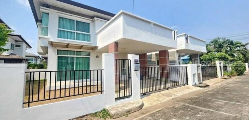 รหัสC6908 ให้เช่าบ้านเดี่ยว2ชั้น หมู่บ้านสัมมากร รามคำแหง162 ราษฎร์พัฒนา ร่มเกล้า ตกแต่งพร้อมอยู่