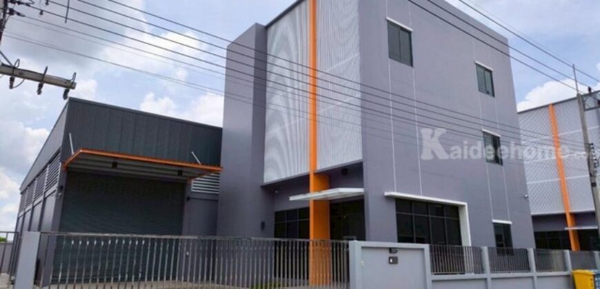 รหัสC6910 ขายโกดังพร้อมผู้เช่า MINI FACTORY พื้นที่สีม่วง ติดถนนลำลูกกา คลอง8 ใกล้มอเตอร์เวย์
