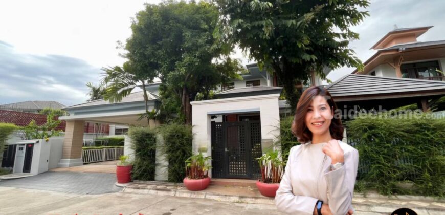 ขายบ้านเดี่ยว นาราสิริ พัฒนาการ-ศรีนครินทร์ ติดถนนใหญ่ ใกล้สถานีรถไฟฟ้าสายสีเหลือง ใกล้ทองหล่อ-เอกมัย เข้าออกได้ทั้งถนนศรีนครินทร์ และ พัฒนาการ หลังริม ตกแต่งสวย พร้อมอยู่