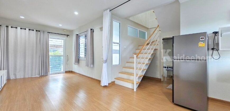 ขาย!! ทาวน์โฮม บีทีเอ็น เรสซิเดนซ์ (หลังบ้านไม่ติดหลังอื่น ขนาด 20 ตร.ว.) ซอยจันทร์ทองเอี่ยม บางบัวทอง นนทบุรี ใกล้เซ็นทรัลเวสต์เกต : BTN Residence