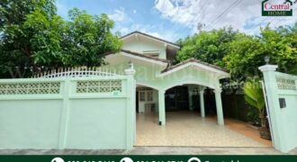 บ้านเดี่ยว หมู่บ้านร่มเย็น 5 ซอยพระยาสุเรนทร์ 9 แปลงมุม