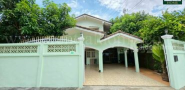 บ้านเดี่ยว หมู่บ้านร่มเย็น 5 ซอยพระยาสุเรนทร์ 9 แปลงมุม