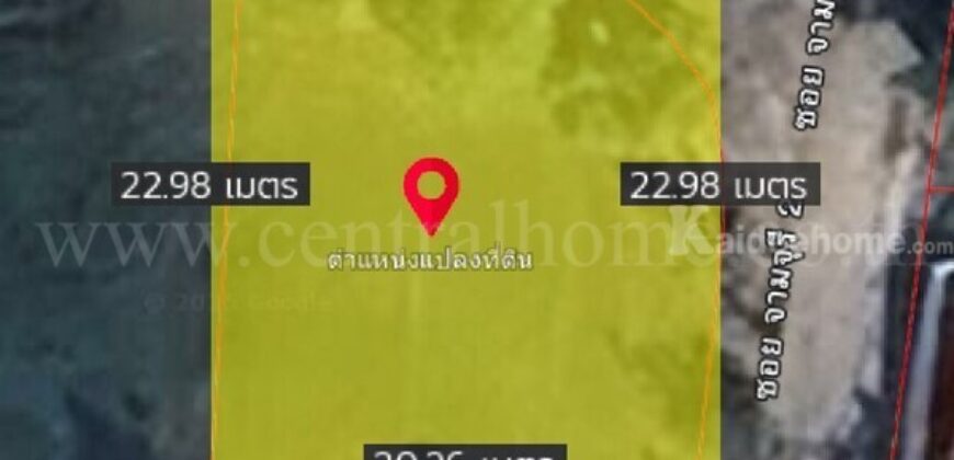 ที่ดินเปล่า 115 ตร.วา กฤษดาซิตี้ เลค แอนด์ พาร์ค เมกา บางนา