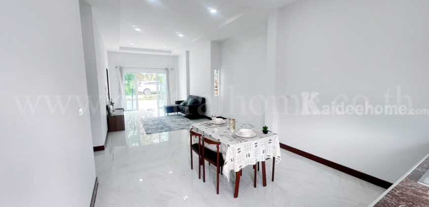 บ้านเดี่ยว ชั้นเดียว บางละมุง ชลบุรี บ้านสร้างใหม่ไม่เคยเข้าอยู่