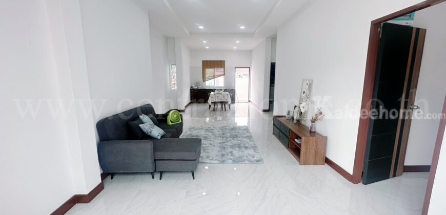 บ้านเดี่ยว ชั้นเดียว บางละมุง ชลบุรี บ้านสร้างใหม่ไม่เคยเข้าอยู่