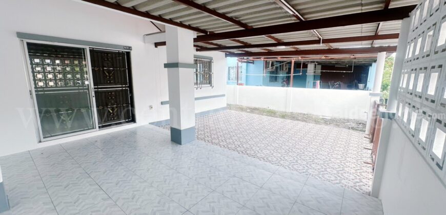 ทาวน์เฮ้าส์ สุขสิริ วิลล์ นาป่า เมืองชลบุรี หลังริม รีโนเวทใหม่