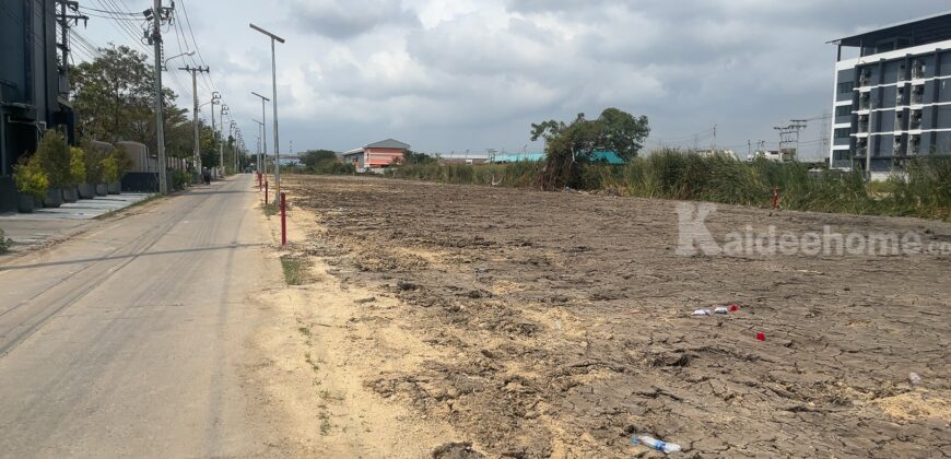 ขายที่ดินถมแล้ว 90 ตร.ว. ซอยตลาดแสงทอง บางบ่อ สมุทรปราการ