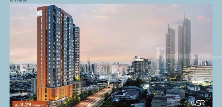FLO by Sansiri Riverside Living, Investment Value ราคาเริ่มต้นเพียง 3.09 ล้านบาท ทำเลคลองสาน ใกล้ BTS โทร 061-6161426