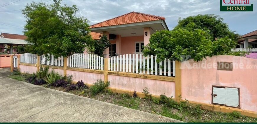 บ้านเดี่ยวชั้นเดียว เนรมิต มงคลเจริญ จอมบึง ราชบุรี ขายขาดทุน