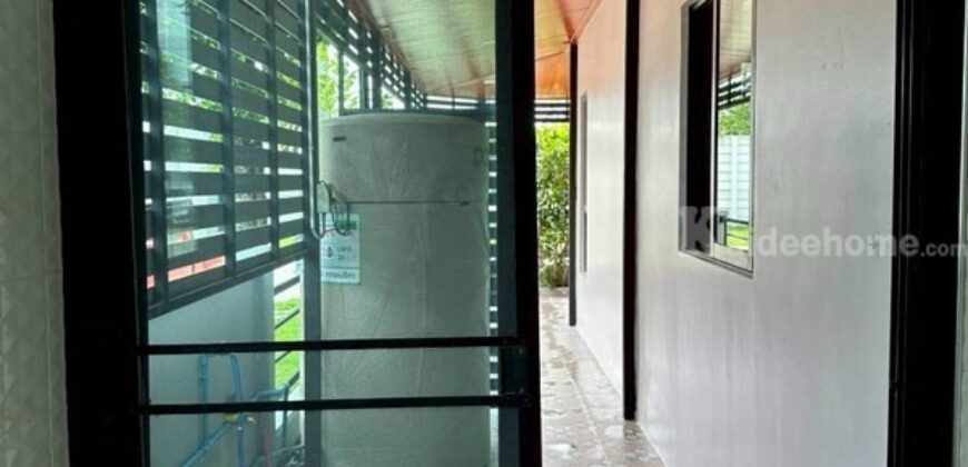 บ้านหัวมุม วิวสวน ให้เช่า โครงการ Pleno สุขสวัสดิ์-ประชาอุทิศ 60 เฟอร์นิเจอร์ครบ เข้าอยู่ได้ทันที โทร 085-144-0184