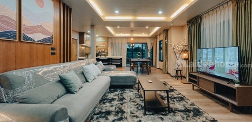 ให้เช่าบ้าน 2 ชั้น หมู่บ้านเลควิวปาร์ค2 ม.6 อ.สันทราย จ.เชียงใหม่ พร้อมสระว่ายน้ำส่วนตัว 4 ห้องนอน โทร 061-253-8544