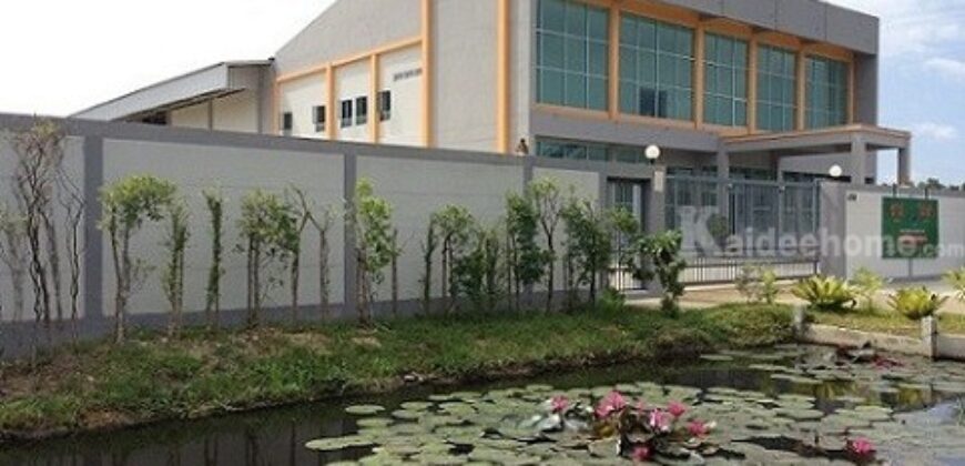 โกดังพร้อมสำนักงาน พื้นที่ 3 ไร่ ถนนบางนา-ตราด กม.23