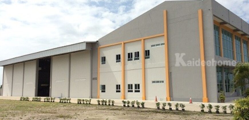 โกดังพร้อมสำนักงาน พื้นที่ 3 ไร่ ถนนบางนา-ตราด กม.23