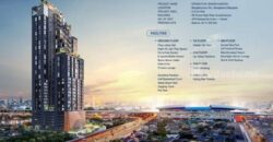 ขายดาวน์ขาดทุนคอนโด Origin Play บางขุนนท์ ทริปเปิ้ล สเตชั่น ห้อง DUO space 2 ชั้น