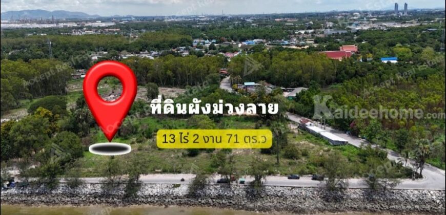 ที่ดินติดทะเล ทำเลทอง มาบตาพุด ระยอง 13-2-71 ไร่ ที่ดินติดทะเล ทำเลทอง มาบตาพุด ระยอง 13-2-71 ไร่